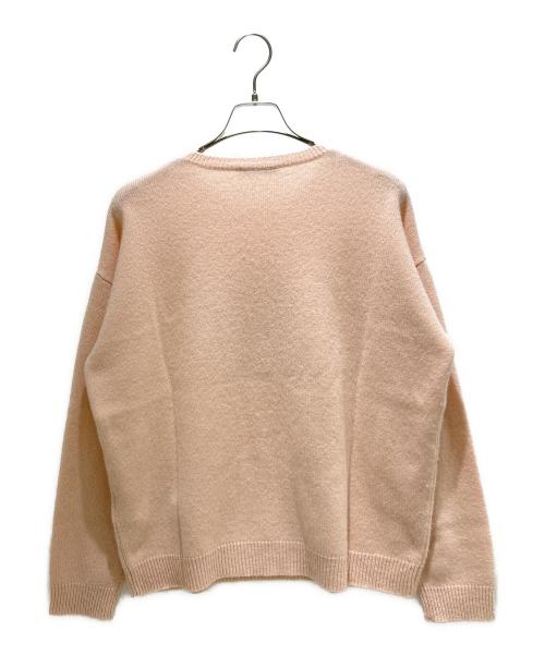 MaxMara（マックスマーラ）MaxMara (マックスマーラ) フロントロゴカシミヤセーター13611421600 ピンク サイズ:Mの古着・服飾アイテム