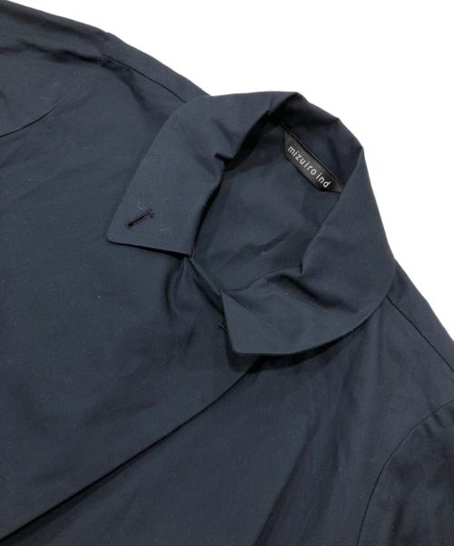 mizuiro-ind（ミズイロインド）mizuiro-ind (ミズイロインド) コットン トレンチライク コート ネイビー サイズ:Fの古着・服飾アイテム