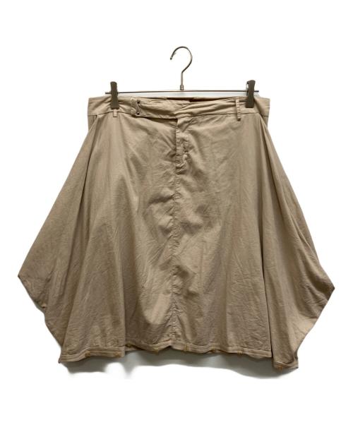 MM6 Maison Margiela（エムエムシックスメゾンマルジェラ）MM6 Maison Margiela (エムエムシックスメゾンマルジェラ) 変形スカート ベージュ サイズ:44の古着・服飾アイテム