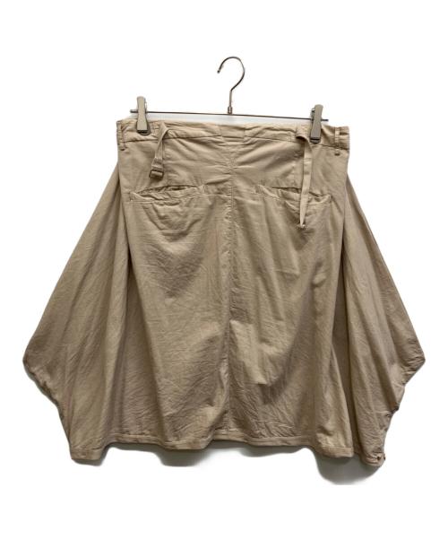 MM6 Maison Margiela（エムエムシックスメゾンマルジェラ）MM6 Maison Margiela (エムエムシックスメゾンマルジェラ) 変形スカート ベージュ サイズ:44の古着・服飾アイテム