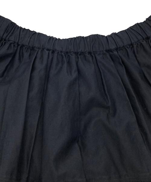 COMME des GARCONS COMME des GARCONS（コムデギャルソン コムデギャルソン）COMME des GARCONS COMME des GARCONS (コムデギャルソン コムデギャルソン) 切替デザインスカート ブラック サイズ:FREEの古着・服飾アイテム