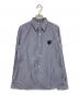 PLAY COMME des GARCONS（プレイコムデギャルソン）の古着「ストライプシャツ」｜ブルー×ホワイト