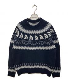 THE NORTH FACE（ザ ノース フェイス）の古着「ハーフドームノルディックセーター」｜ネイビー