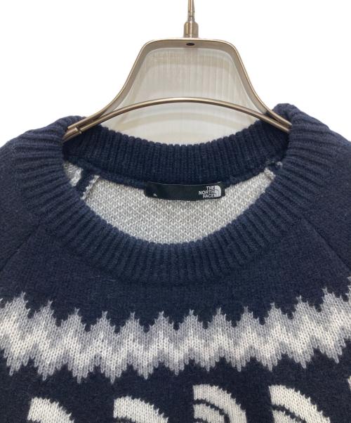 THE NORTH FACE（ザ ノース フェイス）THE NORTH FACE (ザ ノース フェイス) ハーフドームノルディックセーター ネイビー サイズ:XLの古着・服飾アイテム