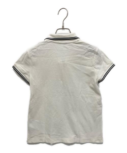 MONCLER（モンクレール）MONCLER (モンクレール) ポロシャツ ホワイト サイズ:XSの古着・服飾アイテム