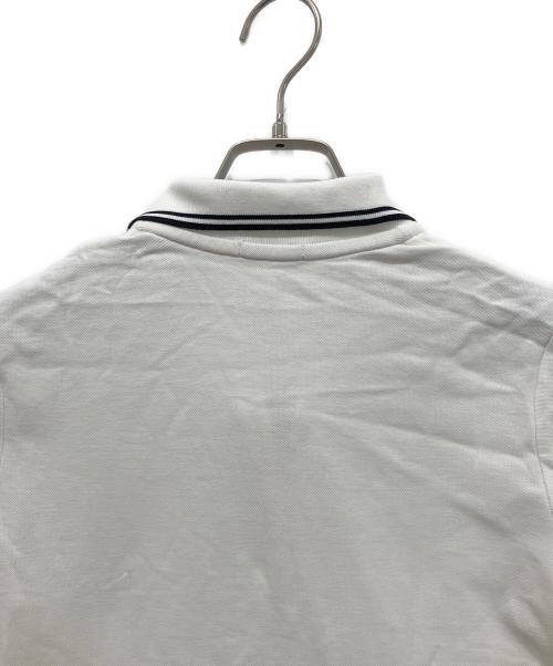 MONCLER（モンクレール）MONCLER (モンクレール) ポロシャツ ホワイト サイズ:XSの古着・服飾アイテム