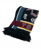 TOGA ARCHIVESトーガアーカイブス）の古着「LOGO SCARF/ロゴスカーフ」｜ブラック