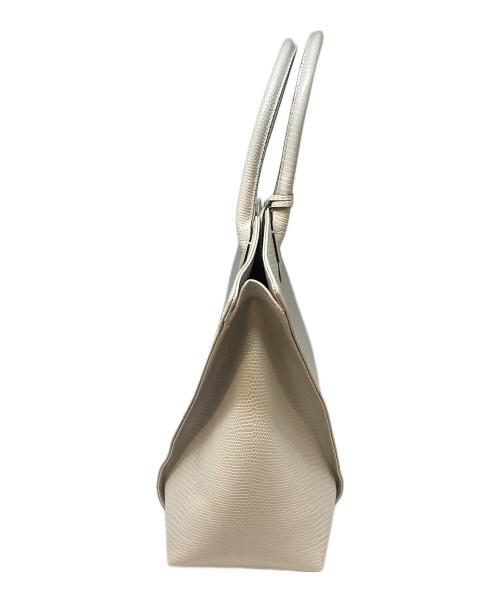 TOFF&LOADSTONE（トフアンドロードストーン）TOFF&LOADSTONE (トフアンドロードストーン) ビアントートバッグL グレーの古着・服飾アイテム