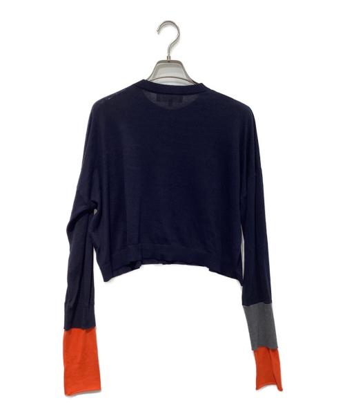 ENFOLD（エンフォルド）ENFOLD (エンフォルド) LAYERED-CARDIGAN　300HS270-0930 ネイビー サイズ:38の古着・服飾アイテム