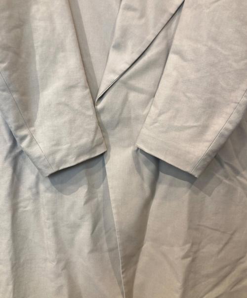 ENFOLD（エンフォルド）ENFOLD (エンフォルド) ダブルクロスノーカラーコート　300BS330-1870 ベージュ サイズ:38の古着・服飾アイテム
