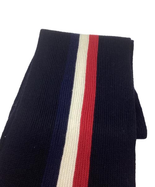 MONCLER（モンクレール）MONCLER (モンクレール) トリコロールフリンジマフラーの古着・服飾アイテム