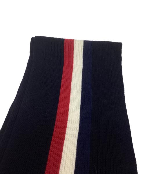MONCLER（モンクレール）MONCLER (モンクレール) トリコロールフリンジマフラーの古着・服飾アイテム