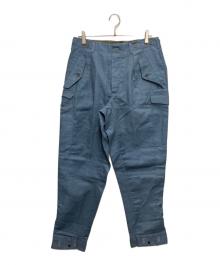 Swedish Army（スウェーデン軍）の古着「M-59 ミリタリーパンツ」｜ブルー