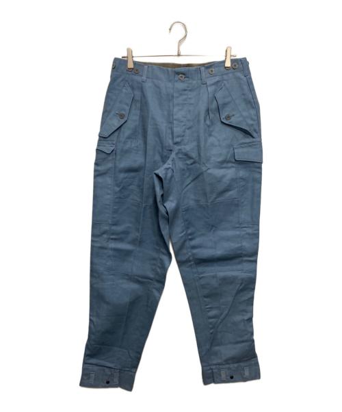 Swedish Army（スウェーデン軍）Swedish Army (スウェーデン軍) M-59 ミリタリーパンツ ブルー サイズ:不明の古着・服飾アイテム