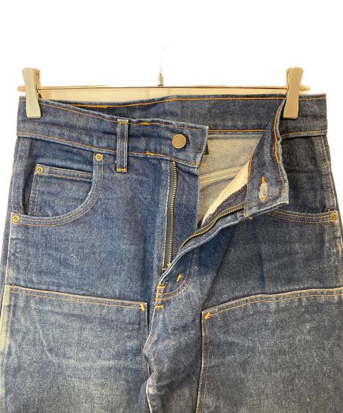 PRSN BLU（プリズンブルー）PRSN BLU (プリズンブルー) ダブルニーデニムパンツ 110937 インディゴ サイズ: W31×L32の古着・服飾アイテム