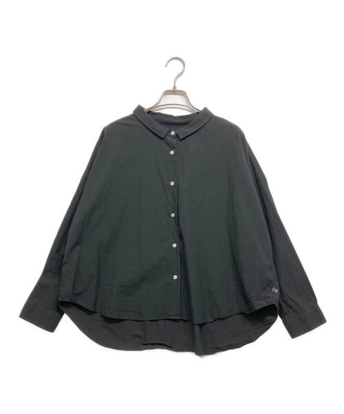 HUIS.（ハウス）HUIS. (ハウス) コードレーンワイドブラウス ブラック サイズ:Freeの古着・服飾アイテム