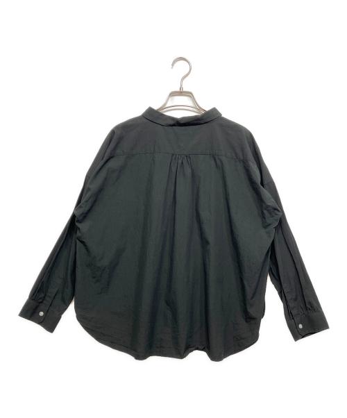 HUIS.（ハウス）HUIS. (ハウス) コードレーンワイドブラウス ブラック サイズ:Freeの古着・服飾アイテム