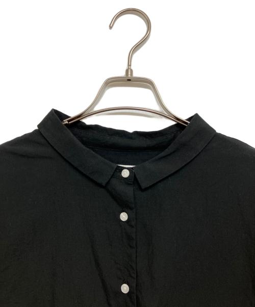HUIS.（ハウス）HUIS. (ハウス) コードレーンワイドブラウス ブラック サイズ:Freeの古着・服飾アイテム