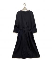PS Paul Smith（ＰＳポールスミス）の古着「キモノ スリーブ ワンピース」｜ネイビー