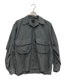 DAIWA（ダイワ）の古着「TECH SPORTS OPEN COLLAR SHIRT L/S」｜グレー