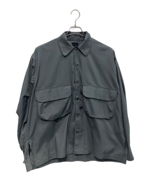 DAIWA（ダイワ）DAIWA (ダイワ) TECH SPORTS OPEN COLLAR SHIRT L/S グレー サイズ:Sの古着・服飾アイテム