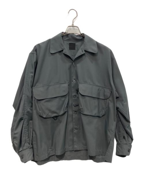 DAIWA（ダイワ）DAIWA (ダイワ) TECH SPORTS OPEN COLLAR SHIRT L/S グレー サイズ:Sの古着・服飾アイテム