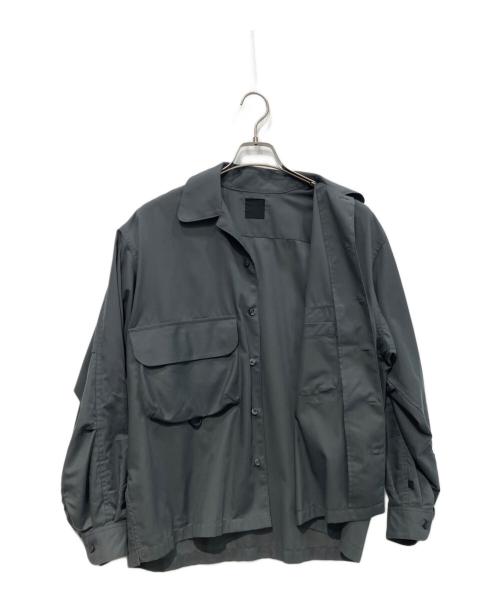 DAIWA（ダイワ）DAIWA (ダイワ) TECH SPORTS OPEN COLLAR SHIRT L/S グレー サイズ:Sの古着・服飾アイテム
