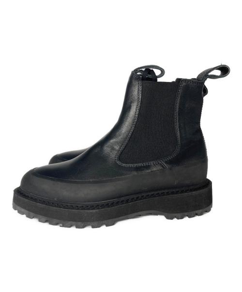 DIEMME（ディエッメ）DIEMME (ディエッメ) WRYHT (ライト) SIDE GORE COUNTRY BOOTS ブラック サイズ:38の古着・服飾アイテム