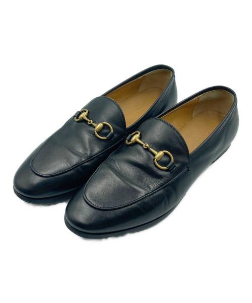 GUCCI（グッチ）GUCCI (グッチ) ヨルダーン ホースビットローファー ブラック サイズ:size EU 36 1/2の古着・服飾アイテム