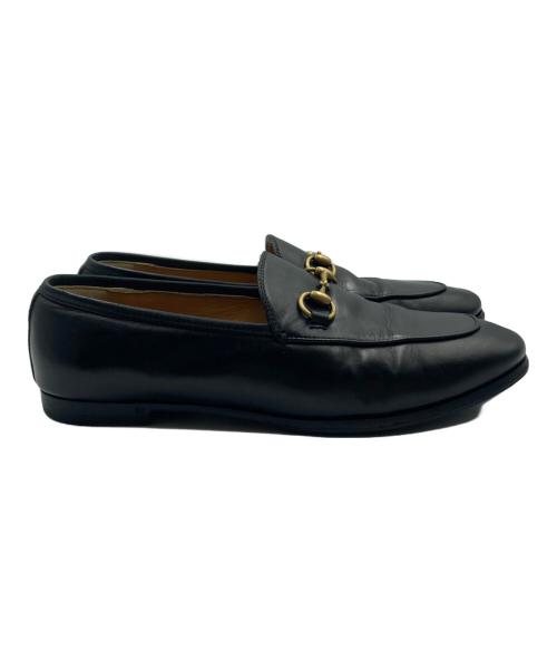 GUCCI（グッチ）GUCCI (グッチ) ヨルダーン ホースビットローファー ブラック サイズ:size EU 36 1/2の古着・服飾アイテム