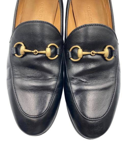 GUCCI（グッチ）GUCCI (グッチ) ヨルダーン ホースビットローファー ブラック サイズ:size EU 36 1/2の古着・服飾アイテム