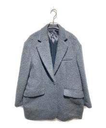 BEAUTY&YOUTH（ビューティーアンドユース）の古着「ウール×モヘヤブレンド シャギー ビッグ ジャケット」｜グレー
