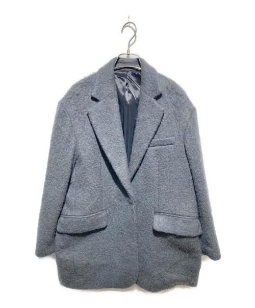BEAUTY&YOUTH（ビューティーアンドユース）BEAUTY&YOUTH (ビューティーアンドユース) ウール×モヘヤブレンド シャギー ビッグ ジャケット グレー サイズ:Mの古着・服飾アイテム