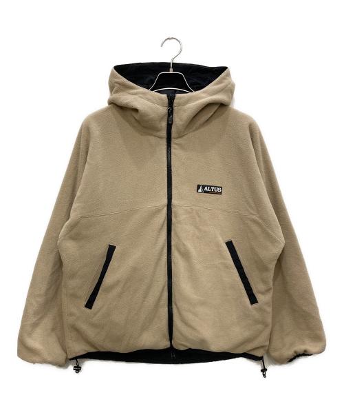 ALTUS（アルタス）ALTUS (アルタス) FRAMeWORK (フレームワーク) 別注リバーシブルフリースジャケット ベージュ×ブラック サイズ:FREEの古着・服飾アイテム