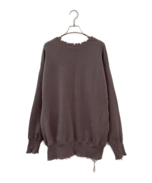 ST.JOHNS 3RD CLUB（セントジョンズサードクラブ）ST.JOHNS 3RD CLUB (セントジョンズサードクラブ) AP STUDIO (エーピーストゥディオ) Damage Pullover グレー サイズ:Mの古着・服飾アイテム