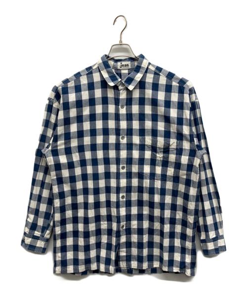 jean of plantation（ジーンオブプランテーション）Jean of plantation (ジーンオブプランテーション) ギンガムチェックシャツ ネイビー サイズ:Ｓの古着・服飾アイテム
