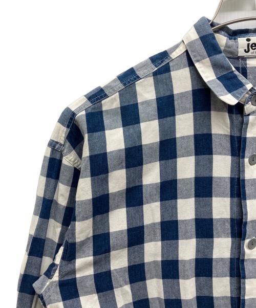 jean of plantation（ジーンオブプランテーション）Jean of plantation (ジーンオブプランテーション) ギンガムチェックシャツ ネイビー サイズ:Ｓの古着・服飾アイテム