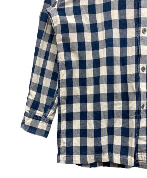 jean of plantation（ジーンオブプランテーション）Jean of plantation (ジーンオブプランテーション) ギンガムチェックシャツ ネイビー サイズ:Ｓの古着・服飾アイテム