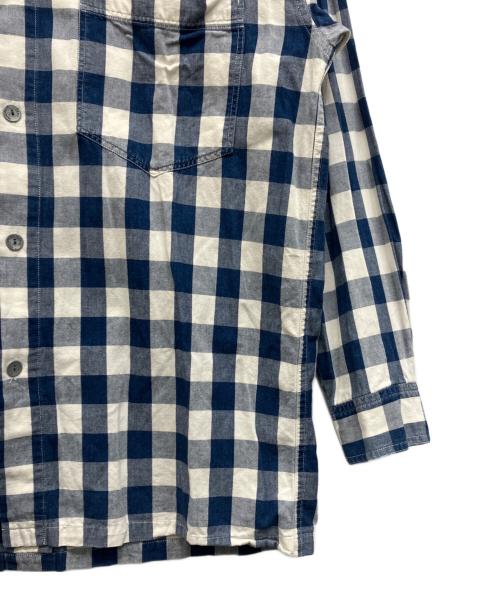jean of plantation（ジーンオブプランテーション）Jean of plantation (ジーンオブプランテーション) ギンガムチェックシャツ ネイビー サイズ:Ｓの古着・服飾アイテム