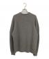自由区 (ジユウク) コットンウールミドルゲージプルオーバー ニット グレー サイズ:38：4000円