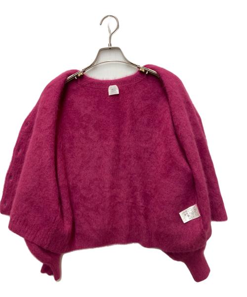 IENA LA BOUCLE（イエナ ラ ブークル）IENA LA BOUCLE (イエナ ラ ブークル) IENA LA BOUCLE　ファーニットカーディガン ショッキングピンク サイズ:SIZE　Ｆの古着・服飾アイテム