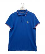 MONCLERモンクレール）の古着「MAGLIA POLO」｜ブルー