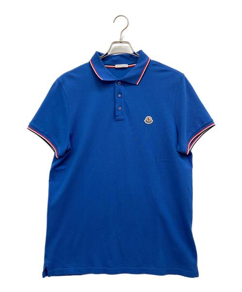 MONCLER（モンクレール）MONCLER (モンクレール) MAGLIA POLO ブルー サイズ:Ｌの古着・服飾アイテム