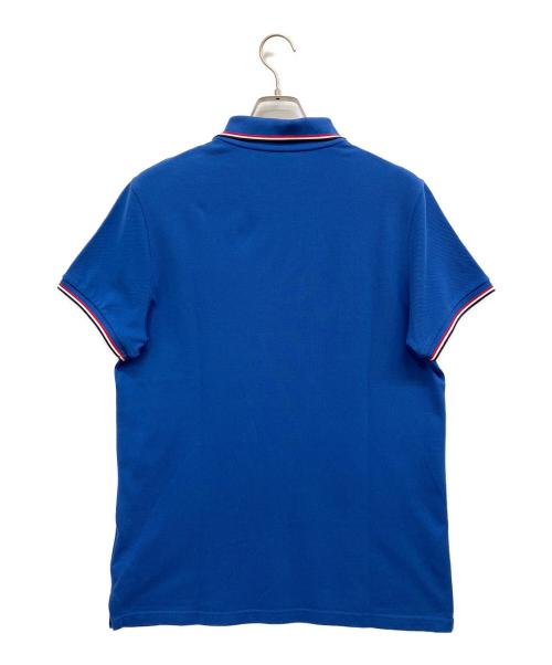 MONCLER（モンクレール）MONCLER (モンクレール) MAGLIA POLO ブルー サイズ:Ｌの古着・服飾アイテム