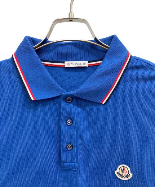 MONCLER（モンクレール）MONCLER (モンクレール) MAGLIA POLO ブルー サイズ:Ｌの古着・服飾アイテム