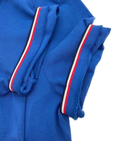 MONCLER（モンクレール）MONCLER (モンクレール) MAGLIA POLO ブルー サイズ:Ｌの古着・服飾アイテム
