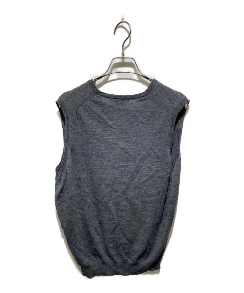 BEAMS F（ビームスエフ）BEAMS F (ビームスエフ) JOHN SMEDLEY (ジョンスメドレー) ベスト グレー サイズ:Sの古着・服飾アイテム