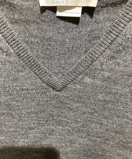 BEAMS F（ビームスエフ）BEAMS F (ビームスエフ) JOHN SMEDLEY (ジョンスメドレー) ベスト グレー サイズ:Sの古着・服飾アイテム