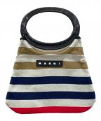 MARNIマルニ）の古着「MARKET BOAT BAG」｜ブラック