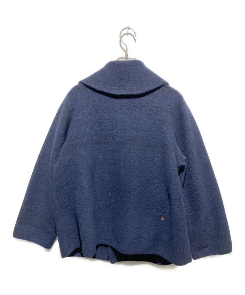 45R（フォーティファイブ・アール）45R (フォーティファイブ・アール) 縮絨ニットのカバーオール インディゴ サイズ:2の古着・服飾アイテム